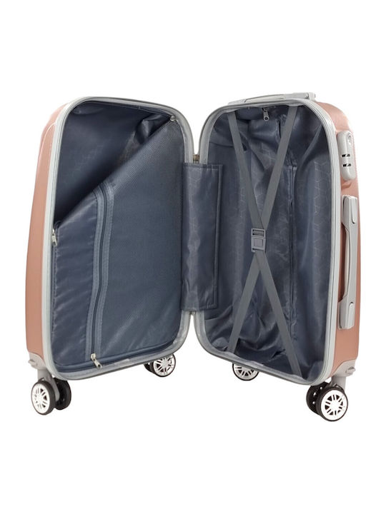 Ormi Reisekoffer Hart Rose Gold mit 4 Rädern Höhe 55cm