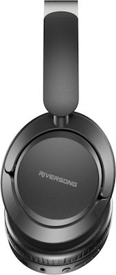 Riversong Rhythm M6 Bluetooth Wireless Over Ear Headphones with 25 hours of Operation Blacα EA279B