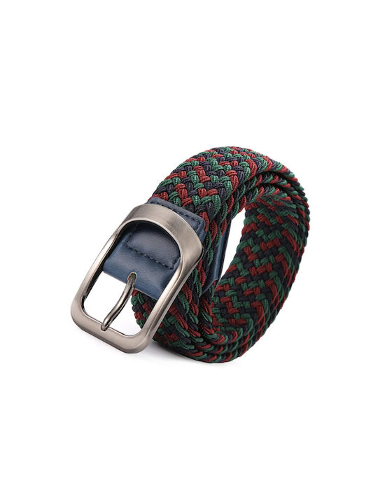 Men's Knitted Elastic Belt Green