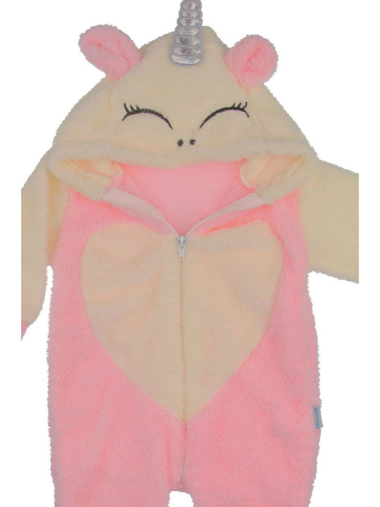 Nurcix Baby Kids' One-piece Pajamas Winter Pink