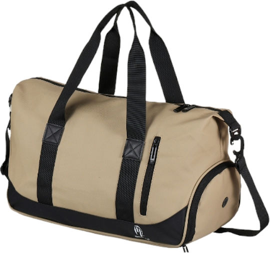 Mcan Sack Voyage 34lt White made of Artificial Leather L51xW22xH30cm