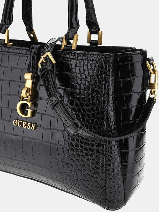 Guess Leather Women's Bag Tote Handheld Black