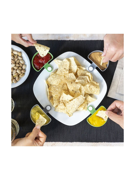 InnovaGoods Cliperitive Servierschüssel Rund Kunststoff Gelb mit Durchmesser 7.5cm 4Stück InnovaGoods Cliperitive Servierschüssel Rund Kunststoff Gelb mit Durchmesser 7.5cm 4Stück