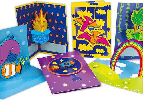 Galt Toys Paper Cutting Pop-up Greeting Cards for Children 3+ years Years