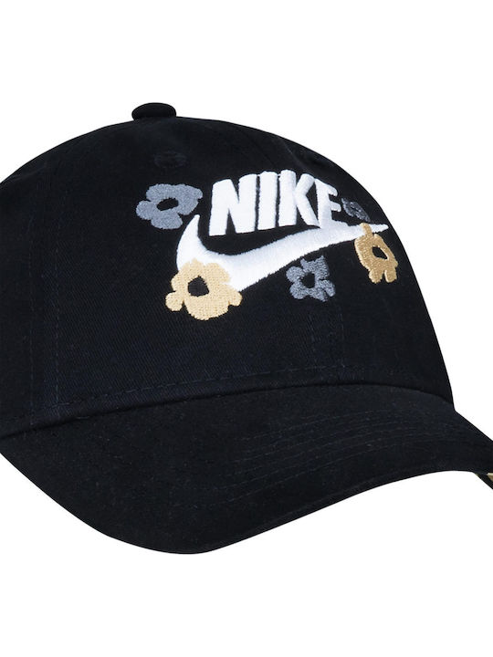 Nike Παιδικό Καπέλο Jockey Υφασμάτινο Μαύρο