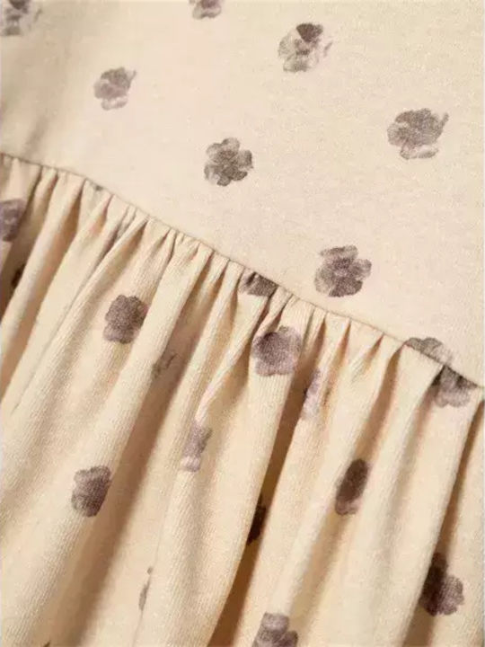 Lil' Atelier Mädchen Kleid Beige