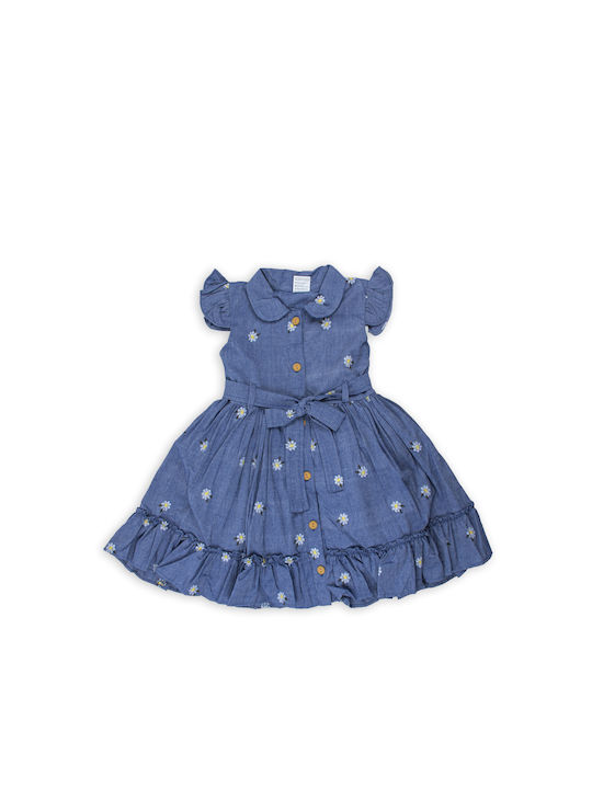 Maibella Kids Mädchen Kleid Blau