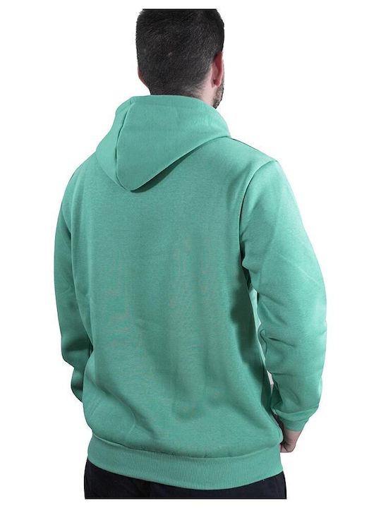 Target Herren Sweatshirt mit Kapuze und Taschen Türkis