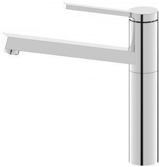 Inter Ceramic Icf Drop-In Кухненски Мивка Inox със Смесител Дължина 60xШирина 45см Сребрист