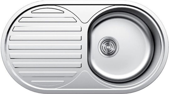 Inter Ceramic Icf Drop-In Inox 79x44см Сребрист