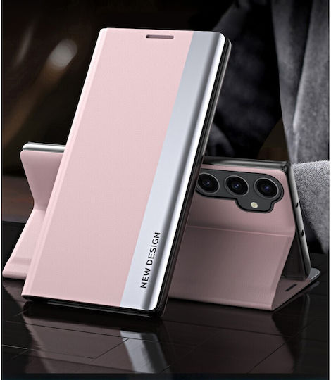 New Design Задна корица Кожа / Изкуствена кожа / Пластмаса Розов (Galaxy S23 FE)
