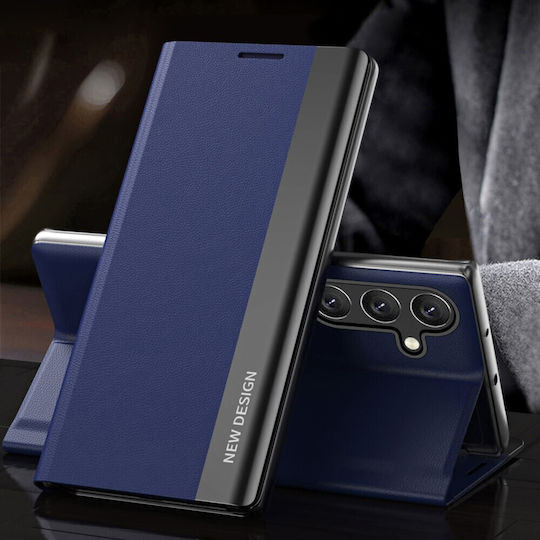 New Design Back Cover Δερμάτινο / Δερματίνης / Πλαστικό Navy Μπλε (Samsung Galaxy M34 5G)