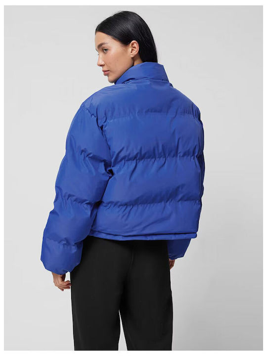 Outhorn Kurz Damen Puffer Jacke für Winter Blau