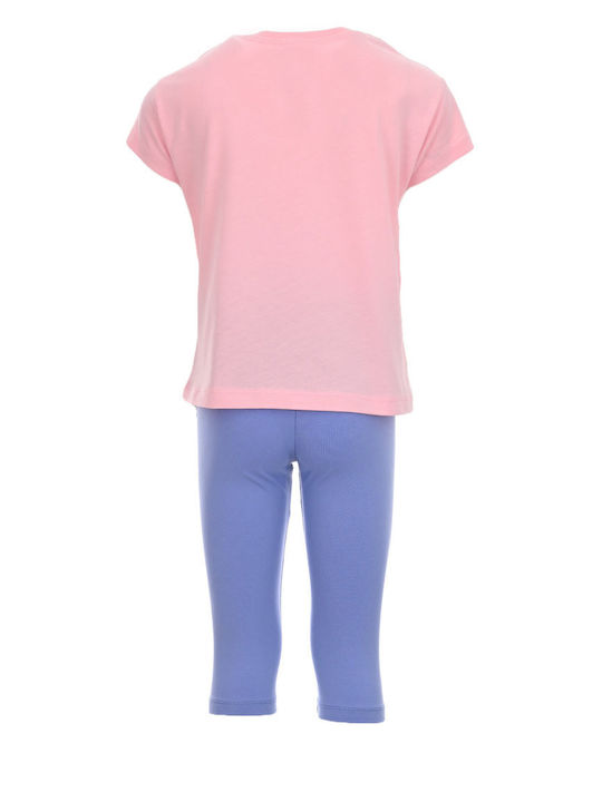 Trax Kinder Set mit Leggings Sommer 2Stück Pink-violet