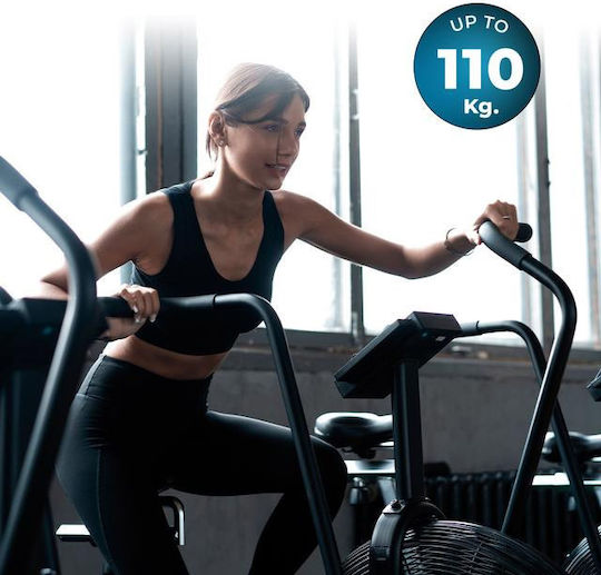 Cecotec DrumFit CrossFit 2000 Eolo Ποδήλατο Spinning με Αντίσταση Αέρα και Ροδάκια