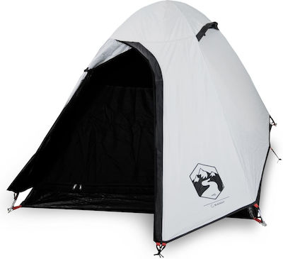 vidaXL Σκηνή Camping Λευκή με Διπλό Πανί για 2 Άτομα 254x135x107εκ.