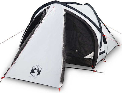 vidaXL Camping Tent White with Double Cloth for 2 People 320x140x110cm