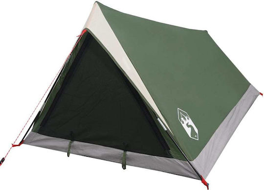 vidaXL Summer Camping Tent Green for 2 People 200x120x88cm