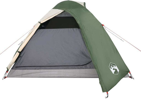 vidaXL Sommer Campingzelt Grüne mit Doppeltuch für 2 Personen 210x195x120cm