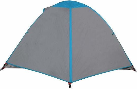 vidaXL Summer Camping Tent Blue with Double Cloth for 2 People 248x224x113cm