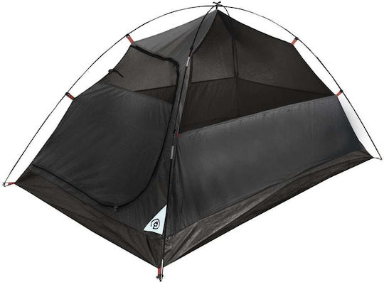 vidaXL Summer Camping Tent White with Double Cloth for 2 People 254x135x107cm