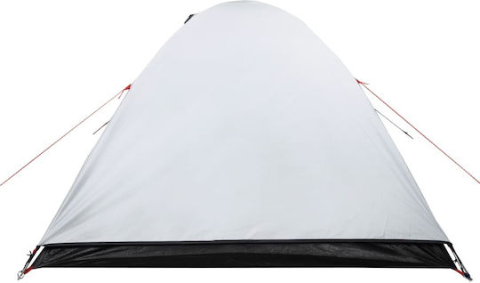 vidaXL Καλοκαιρινή Σκηνή Camping Λευκή με Διπλό Πανί για 2 Άτομα 264x210x120εκ.