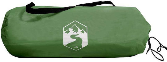 vidaXL Summer Camping Tent Green with Double Cloth for 4 People 300x250x122cm