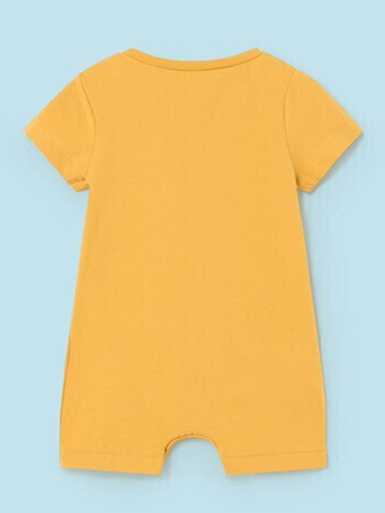 Mayoral Комплект Бебешко Боди Къс ръкав Yellow 2бр