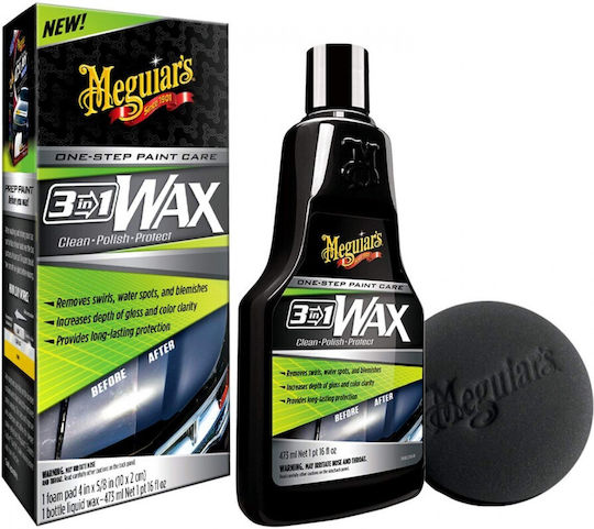 Meguiar's Ceara Auto 3 In 1 Wax Αλοιφή Κερώματος Αυτοκινήτου 473ml