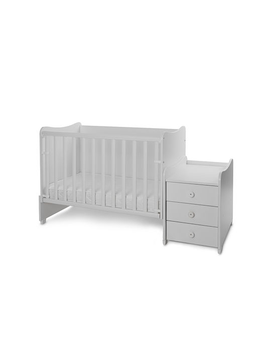 Lorelli Babybett Multifunktional Maxi Plus Weiß für Matratze 70x160cm