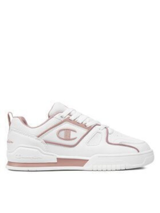 Champion Γυναικεία Sneakers Wht / Mauve