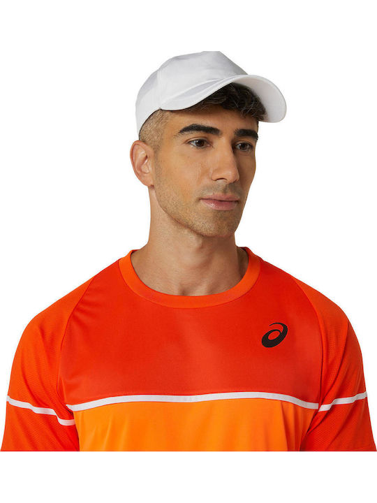 ASICS 2041A292-800 Men's Orange Tennis Shirt