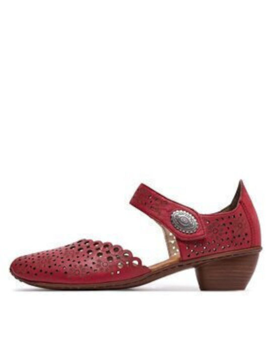 Rieker Red Heels