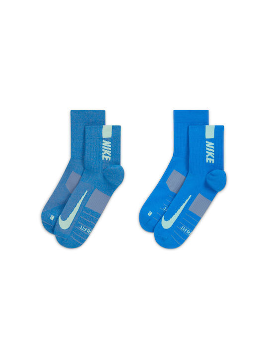 Nike Running Κάλτσες Μπλε 2 Ζεύγη