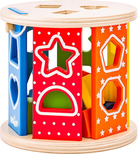 Woodyland Παιχνίδι Ταξινόμησης Σχημάτων Rolling Shape Sorter από Ξύλο