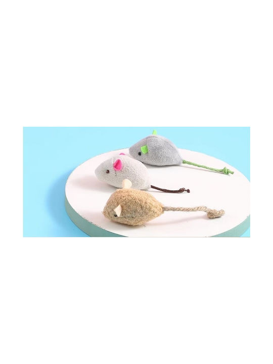Cat Toy Mouse with Catnip (Various Colors)