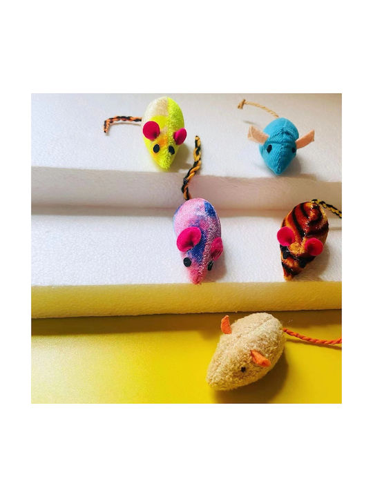 Cat Toy Mouse with Catnip (Various Colors)
