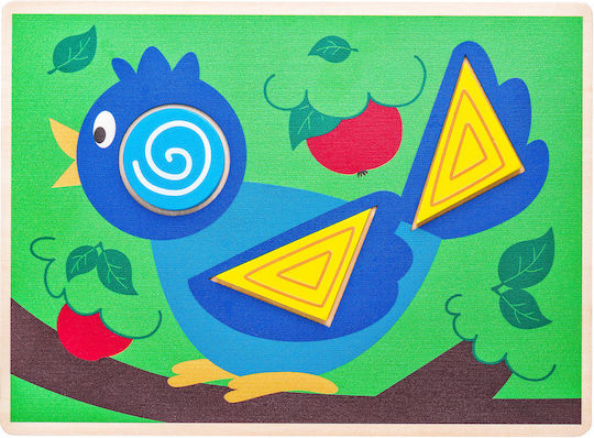Woodyland Jucărie de Sortare a Formelor Shape Sorter din Lemn