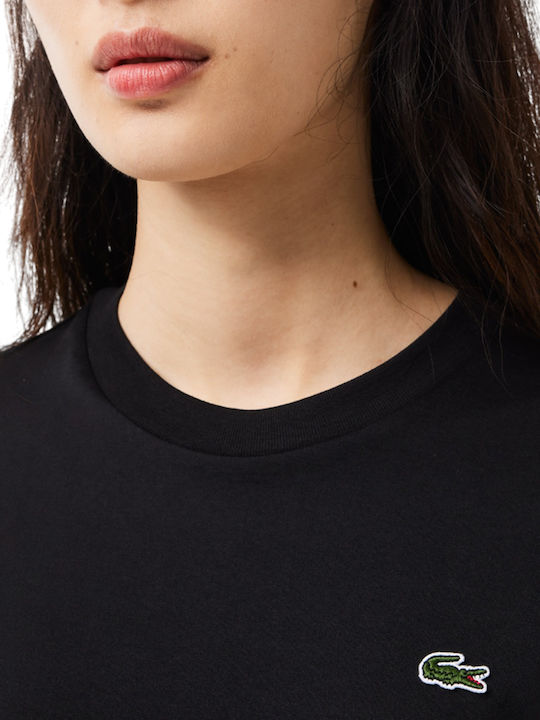 Women's Blouse Cotton Short Sleeve Black