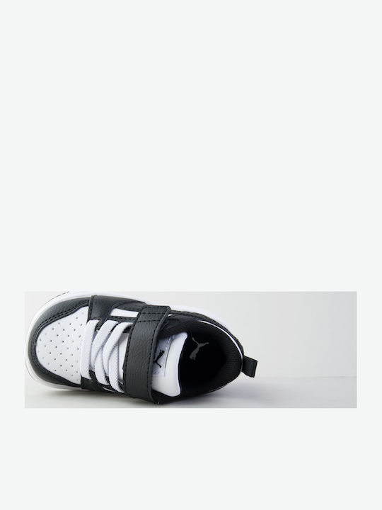 Rebound V6 Παιδικά Sneakers με Σκρατς Μαύρα