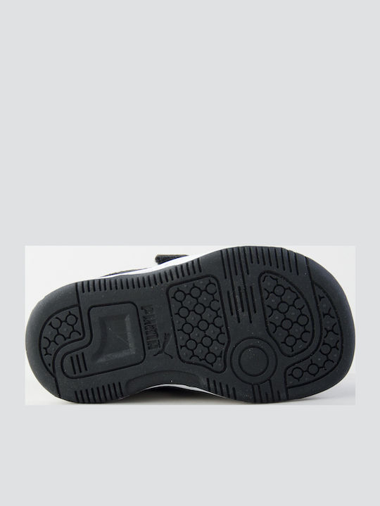 Rebound V6 Παιδικά Sneakers με Σκρατς Μαύρα