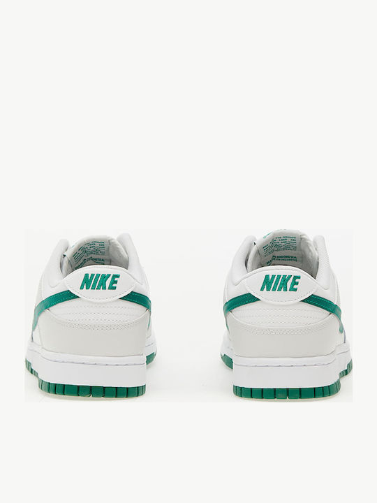 Dunk Low Retro Herren Sneakers Summit White / Malachite / Platinum Tint