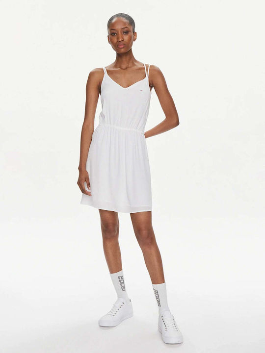Essential Summer Mini Dress White