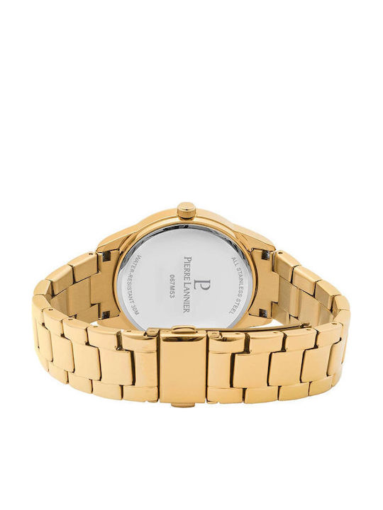 Pierre Lannier Women's Watch with Gold Metal Bracelet