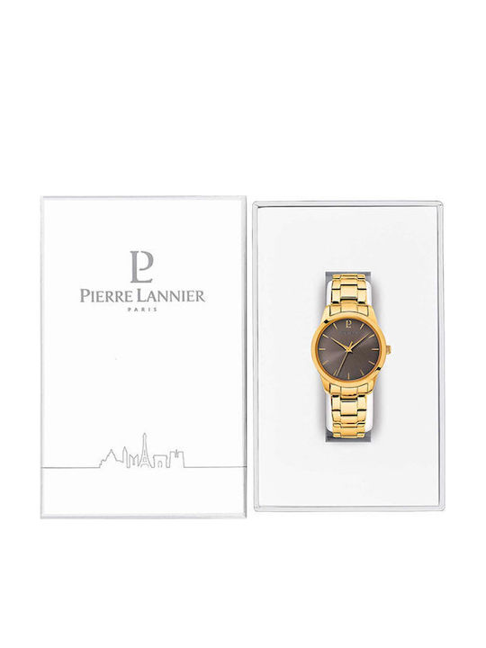Pierre Lannier Women's Watch with Gold Metal Bracelet