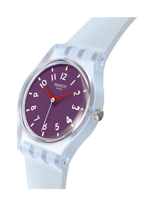 Swatch Swatch Women's Watch with Blue Rubber Strap