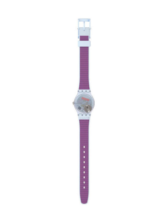 Swatch Swatch Women's Watch with Blue Rubber Strap