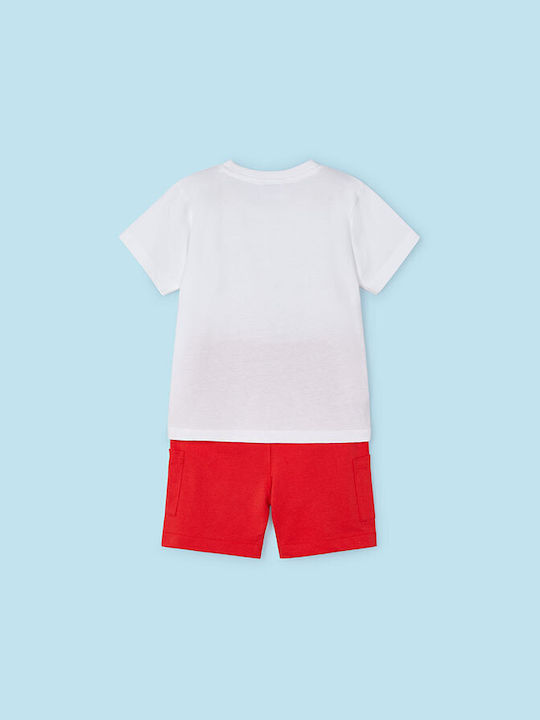 Mayoral Kinder Set mit Shorts Sommer 2Stück White