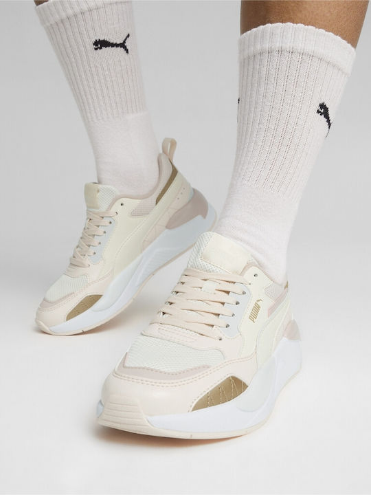 X-ray 2 Square Chunky Sneakers Beige