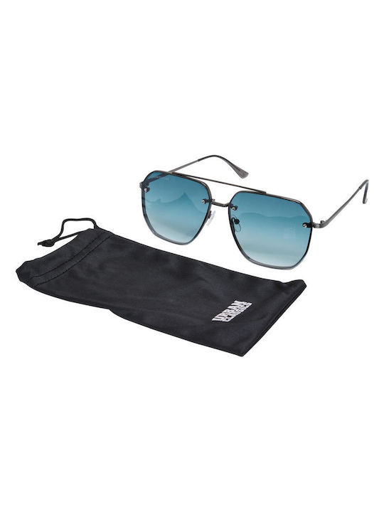 Urban Classics Sonnenbrillen mit Gray Rahmen und Blau Verlaufsfarbe Linse TB4302-04585